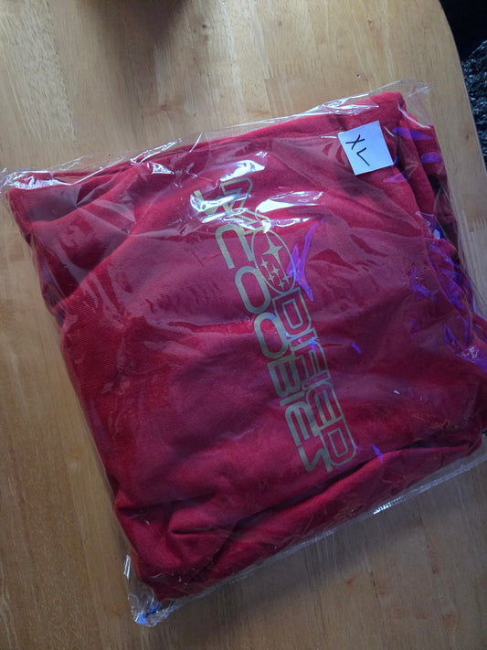 Red and Gold logo Hoodie XL