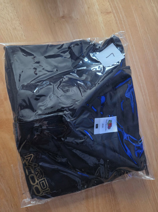 Black with Gold Logo Polo L
